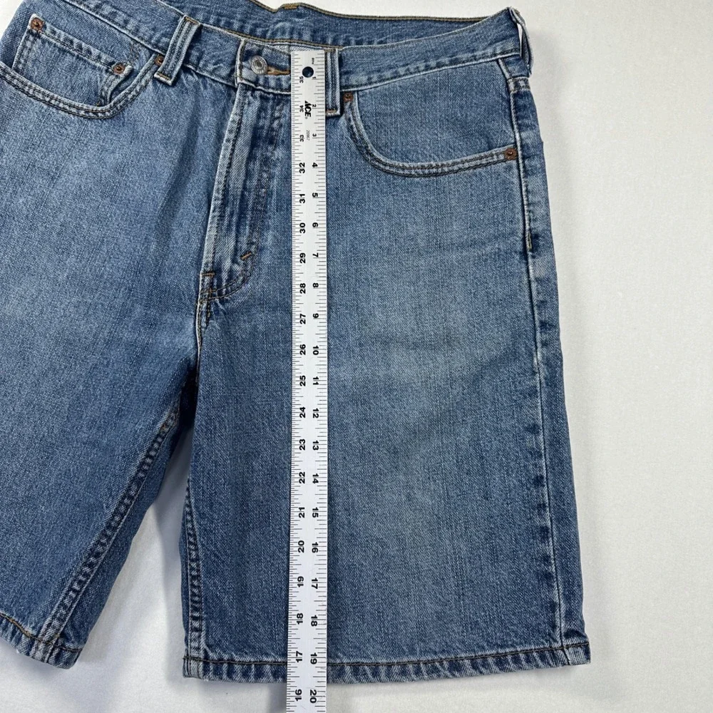 Levi's 550 Relaxed Fit Denim Shorts Sz 34‎ Blue Medium Wash Cotton Jean Jorts